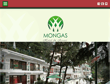 Tablet Screenshot of hotelmongas.com